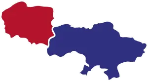Мапи Польщі та України